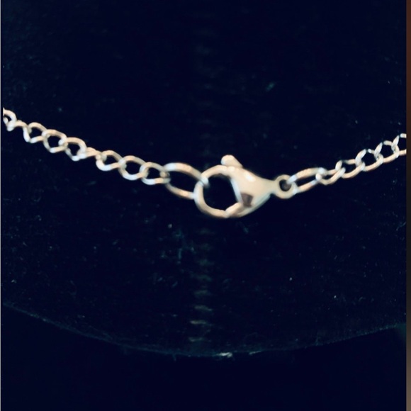 Pet Memorial “Forever in my heart” necklace with crystal paw print charm - Picture 6 of 7